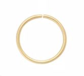 Gold 8mm stainless steel nose ring