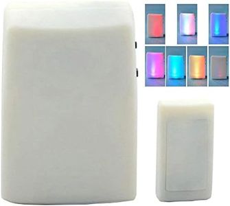 GutReise 7 Color Changeable Light Flash 16 Songs 3 Modes Music Wireless Doorbell Door Chime Kit for House