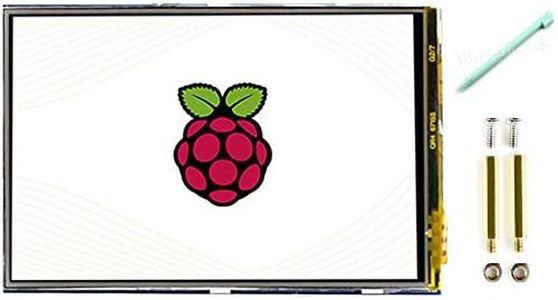 3.5 inch Touch Screen TFT LCD for Raspberry Pi 4B/3B+/3B/2B/Zero/Zero W/Zero WH 480x320 Pixel XPT2046 Controller SPI Interface