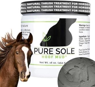 Pure Sole Thrush Treatment for Horses Hoof Mud - Hoof Clay for Horses - A Horse Hoof Care Product for Thrush, White Line, and Hoof Wall Separation | Use Regularly for A Healthy Hoof. - 16 oz.