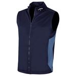 Callaway Golf Mens High Gauge Fleece Vest Gilet - Peacoat - S