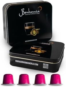 Bonhomia Espresso Medium Roast Coffee Combo - Freelove & Decaf (40-Count) | Nespresso Compatible Aluminum Capsules | Premium AA+ Grade Beans