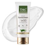 TAC Eladi Sunscreen Gel SPF 50 PA+++|High Grade Sun Protection with UVA/B + Blue Light Barrier|Matte Gel Sunscreen| For Acne Prone Oily Skin|No White Cast & Weightless|Pore Minimizing & Priming- 50gm