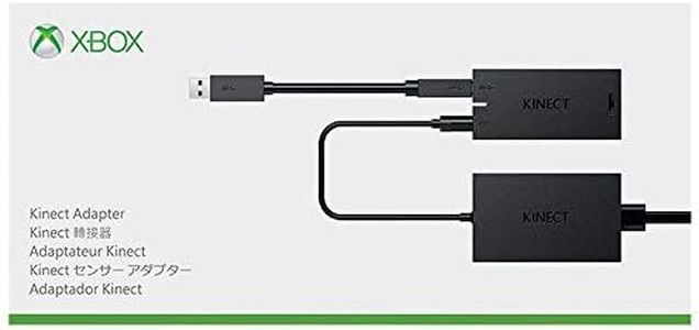 Kinect Adapter Compatible with Xbox One S, Xbox One X, and Windows 10 PC Kinect 2.0 3.0 Sensor AC Adapter Power Supply