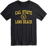 Barnesmith California State University, Long Beach CSULB 49ers Short-Sleeve T-Shirt, Heritage, Black, XX-Large