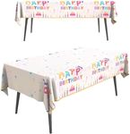 2Pack Birthday Party Table Cloth,54