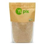 Yupik Organic White Quinoa, 1 kg, 6 Count, Non-GMO, Gluten-Free, Kosher, Vegan, Raw White Grains, Unsalted, Oil-Free, Plant-Based Protein, Source of Fiber, Great Replacement for Rice & Pasta