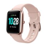 Almabner ID205L Smart Watch for Women Men, IP68 Waterproof Fitness Tracker with 1.3 1.3" Color Touch Screen, Sleep/Heart Rate Monitor, 9 Sport Modes, Step/Calorie Counter, SMS Call Notification