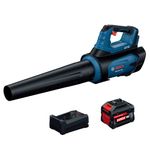Bosch GBL18V-450N18 PROFACTOR™ 18V Blower Kit with High-Performance Axial Fan, 450 CFM Air Flow, and 123 MPH Air Speed for Heavy-Duty Debris Clearing (Includes: Blower, 8Ah Battery, Charger)