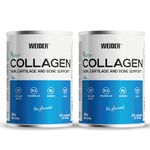 Weider Duo Pack Collagen, Weider Collagen. With Hyaluronic Acid, Magnesium and Vitamin C. 100% Peptan. Zero fat. Sugar zero. Keto. 600g