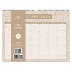 2024 Neutral Spiral Weekly Calendar by Bright Day July 2023-December 2024