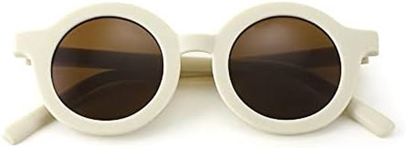 FEISEDY Round Baby Sunglasses UV400 Protection Kids Sunglasses TR90 Frame for Girls Boys B2788