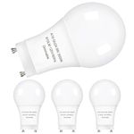 GU24 LED Bulbs A19, 9w Dimmable 3000K GU24 Light Bulb, 60W Equivalent, 810 Lumens LED Light Bulb Twist Lock, 4 Pack