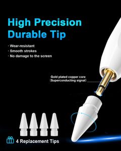 iPad Stylus Pen – Type-C Rechargeable, White