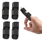 4pcs finger splint,finger brace,finger splints for broken finger support,trigger finger splint for middle finger / ring finger,little broken finger splint,middle finger splint,finger straightener