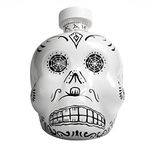 KAH Blanco Tequila 70cl, 40% ABV, Day of the Dead Decorated Bottle, 100% Blue Agave, Double Distilled, Tripple Filtered, Unaged