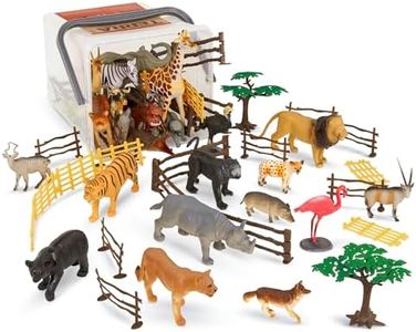 Terra by Battat – Small Toy Animals – Animal Playset – Wild Animals – Jungle Animals – Animal Figurines – Jungle World