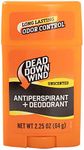 Dead Down Wind Men’s Antiperspirant Deodorant Stick | 2.25 Ounce | Unscented, Long Lasting, Chemical & Organic Odor Eliminator, Safe for Sensitive Skin | Hunting Accessories