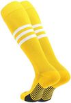 TCK Performance Baseball/Softball Socks (Gold/White, Medium)