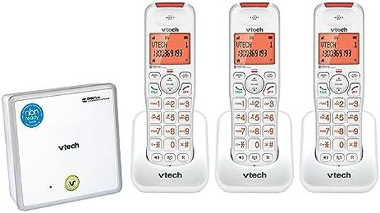 VTech Comfort Cordless Bundle - NBN Ready Phone System - 3 handsets - White