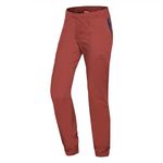 Ocun Men's Jaws Climbing Pants | Breathable Rock Climbing and Bouldering Gear, Red, Medium