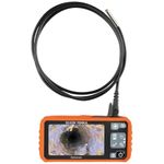 Klein Tools ET18 Plumbing Borescope with 5.5 mm 4.9-Foot Armored Waterproof Gooseneck Snake, LEDs, 4.3-Inch LCD, Endoscope Inspection Camera
