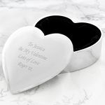 Personalised Engraved Heart Trinket Box