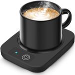 Azyh Coffee Mug Warmer, USB Electric Coffee Warmer for Desk with Aluminum Metal Panel, 55℃ Beverage Mug Warmer for Heating Coffee, Milk, Tea, Cocoa, Candle, Gifts for Coffee Lovers Home Office