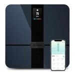 Etekcity Smart Bathroom Scale for Weight, Body Fat, BMI, Heart Rate, Accurate Digital Weighing Scale with Fitness App, Wi-Fi & Bluetooth, USB Rechargeable