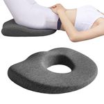galactruly Bed Sore Cushions for Butt, Bedsore Pressure Relief Pillow for Sleeping and Sitting,Cushion for Bed Sores on Buttocks, T Shaped Opening Tailbone Pillow