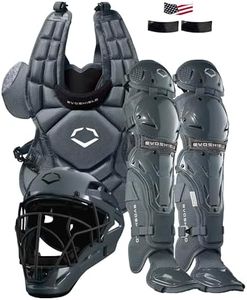 EvoShield G2S Fastpitch Catcher's Gear Kit - Charcoal, Adult Size