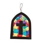 Cross Stained Glass Window Tissue C