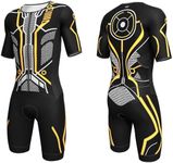 Lo.gas Logas MensTriathlon Suit Trisuit Race Skinsuit Cycling Speed Suit Swimskin Bike Swim Run color-blocking