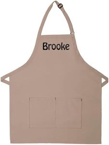 Made in the USA Personalized Embroidered Premium Adult Apron for Men Women Fathers Mothers Day Kitchen BBQ Grilling Gift