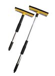 Unibos | Extendable Multi-Purpose Squeegee for Window, Glass, Shower Door, Car, Heavy Duty Window Scrubber | Squeegee