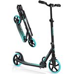 BELEEV V5 Scooter Adults' Kick Scooter with 2 Wheels, City Scooter with Suspension Quick Release Folding System, 4 Height Adjustable, Big 200 mm Wheels for Children