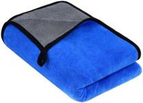 URAQT Microfibre Car Drying Towel, 90x60cm Large XXL Microfibre Car Cloth 600GSM, Premium Drying Towel Large Towels, for Household Washing, Detailing, Motorcycles Polishing, Vehicles Washing