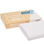 HANA PAPER 30.5" x 17" Large size (250 sheets, 8.8lb) Packing Paper Sheets for Moving, A grade of Newsprint paper for wrapping, storage, shipping. Box packaged. Ideal for wrap dish, glassware.