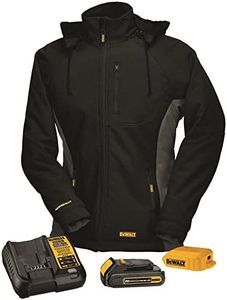 DEWALT DCHJ066C1-XS 20V/12V MAX Women's Heated Jacket Kit, Black, X-Small