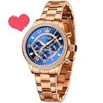 OLEVS Watches for Women | Fashion Dress Womens Watch | Waterproof Analog Quartz Stainless Steel Wristwatch | Montre Femme | Elegant Birthday Gifts for Women Ladies & Girls