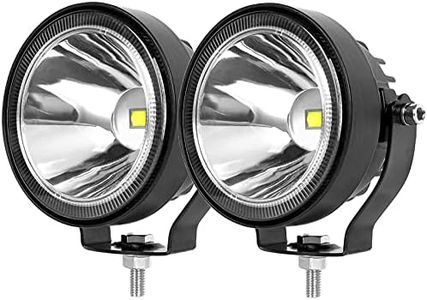 SUFEMOTEC 2Pcs 4 pollici LED Pods per Off Road camion 4WD SUV barca Auto guida nebbia Spot luci LED di lavoro lampada 12V 24V bianco 6000K
