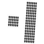 120 Pcs Black Auscultation Earplugs Silicone Ear Plugs Silicone Stethoscope Accessories Replace