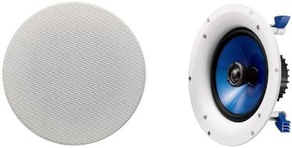 Yamaha NS-IC800 Pair of in-Ceiling Speakers with 8 Inch Woofer, White