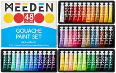 MEEDEN Gouache Paint Tube Set - 48 