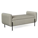 SONGMICS Storage Bench with Armrest