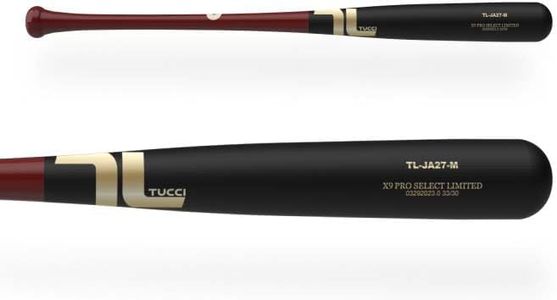 TUCCI TL-JA27 X9 Pro Select Limited Baseball Wood Bat, Pro-Level Wood Bat