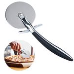 flintronic Pizza Cutter, Stainless Steel Pizza Wheel Slicer with Nylon Handle Kitchen Washable Professional for Baking Homemade Pizza, Bread Pies