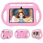 Veidoo Kids Tablet, 7 inch Android Tablet, 2GB+32GB, WiFi, IPS Screen, Children Tablet with Parental Control, Games, Learning Educational Tablet for Toddlers(Pink