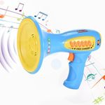 Kidzlane Voice Changer for Kids | Kids Megaphone for Kids Function, LED Lights, and 5 Different Sound Effects | Kids Voice Changer Toy for Kids, Girls, Boys, Teens Age 5 Years and Up | Blue