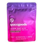 Spacegoods Rainbow Dust - Chocolate Flavour Mushroom Powder Drink - Start The Day with Energy & Focus - Incl Lions Mane with Chaga, Cordyceps, Maca Root & Ashwagandha - Vegan & Gluten Free - 30 serves